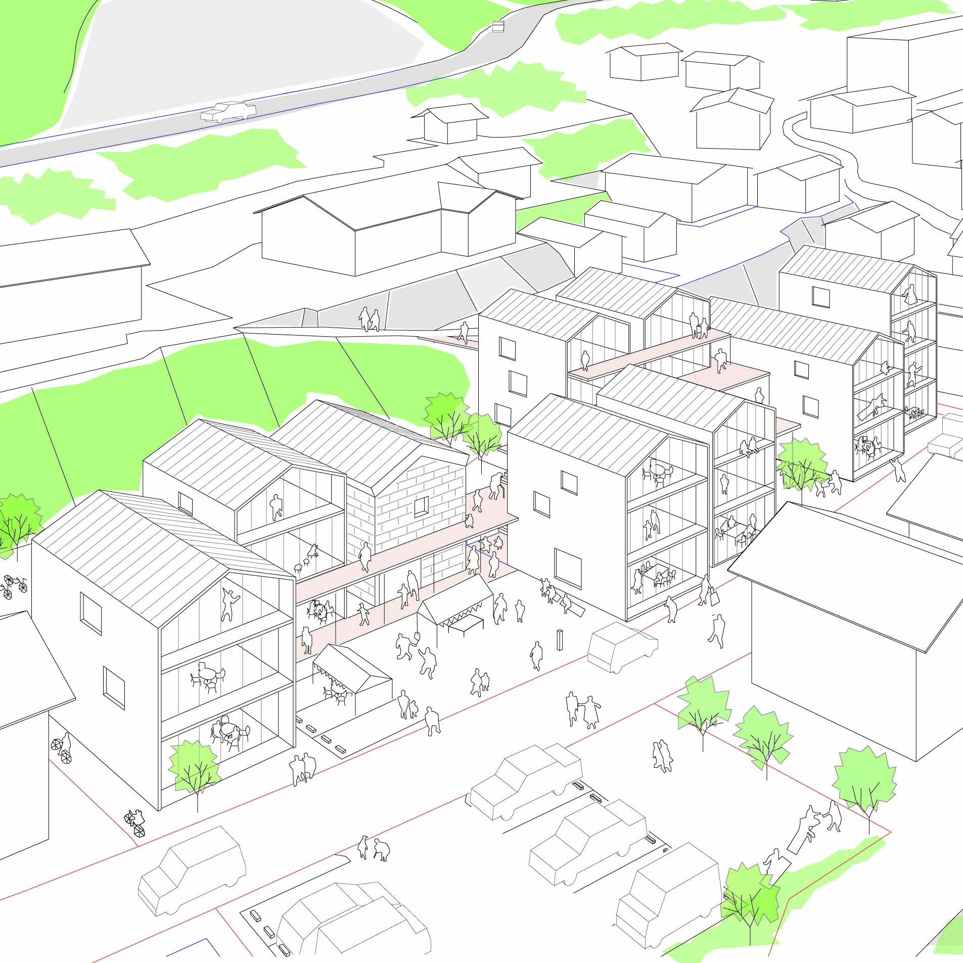 釜石市小白浜公営住宅プロポーザル案